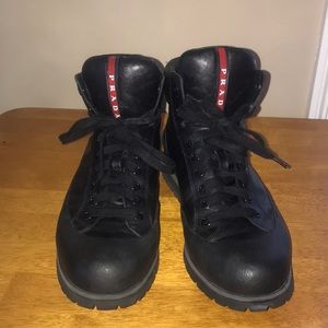 Men’s Prada lace up boots